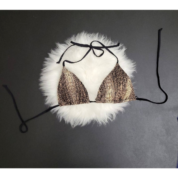 Funky Triangle String Bikini Top size small - Picture 4 of 4